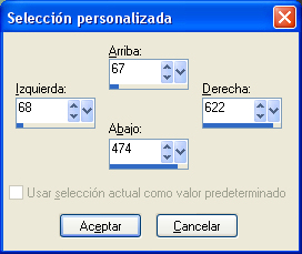 seleccion personalizada